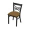 Holland Bar Stool Co 620 Catalina 18" Chair with Black Wrinkle Finish and Canter Saddle Seat 62018BW012 - alternate 1